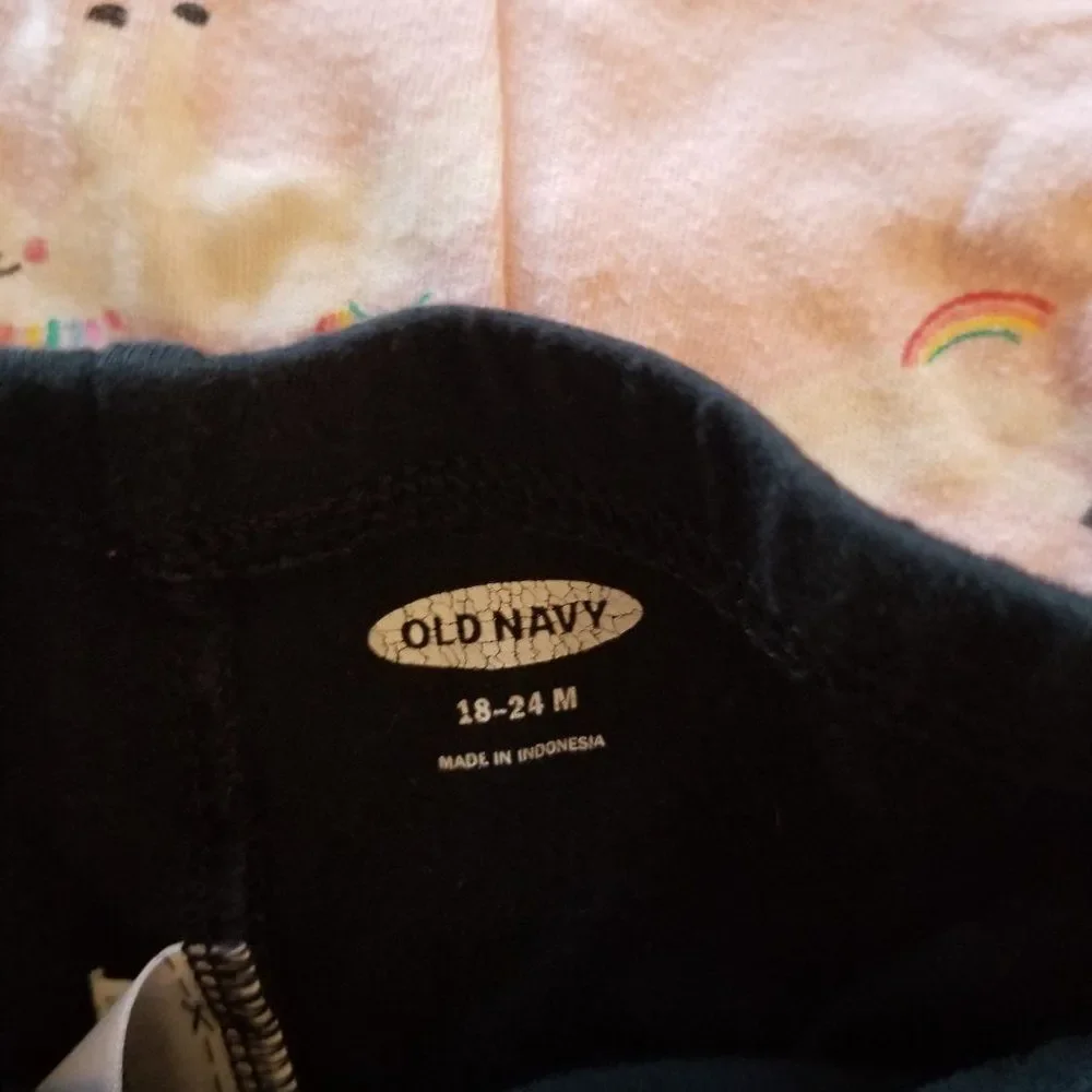 18-24M Gap Old Navy Long Sleeve Top and Leggings Set of 3
